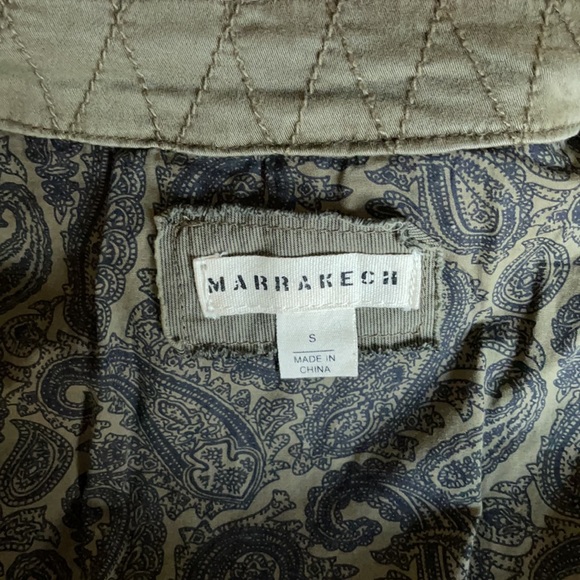 NWOT unique Army Green Anthropology Jacket - Picture 2 of 13